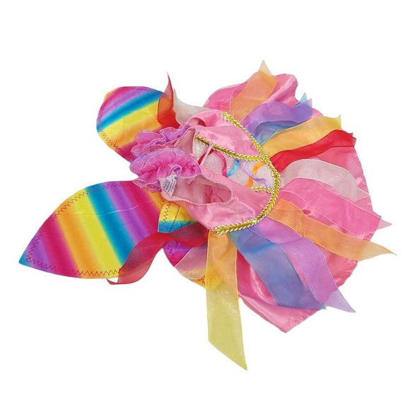 Build A Bear Workshop Teddy Rainbow Fairy Dress Clothes Wings Ballet Ribbons - Picture 6 of 7